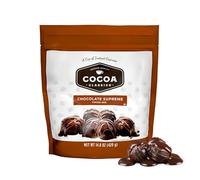 Cocoa Classics Mélange de cacao suprême au chocolat fabriqué avec du lait sans graisse, il suffit d'ajouter de l'eau chaude, sans gluten et casher, compatible avec le lait, sac de 420 ml (lot de 1)