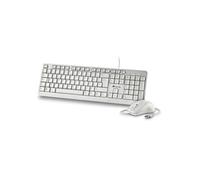 NGS COCOA KIT - Ensemble clavier et souris - USB - AZERTY - Français - blanc G