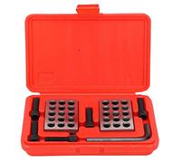 Cocoarm 1-2-3 Bloc de précision Blocs Parallèles 23 Trous Parallèles Bloc Métrique 1 Paire Ultra Accuracy 1-2-3 Bloc Super Exactness Assorti 23 Trous avec boîte de clé à vis