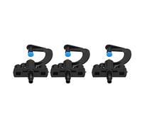Cocoarm 10 Set Buse de Réfraction Ingénierie Arroseur Rotatif en Plastique 8m Diamètre de Pulvérisation 60 à 100L H pour l'irrigation des Arbres Fruitiers de Pépinière de Jardin de Serre