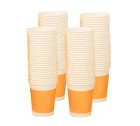 Cocoarm 100 Pièces Gobelet en Papier Jetable, Gobelets en Papier Enduit PE 245 Ml, Gobelet Jetable Domestique épaissi pour Eau Chaude et Boissons Quotidiennes, Haute capacité pour l'utilisation du