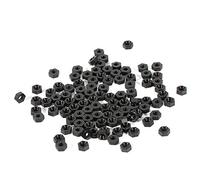 Cocoarm 100pcs M2 M3 M4 Plastique Nylon Hex Mâle Femelle Entretoise À Tête Ronde Vis Écrou Attaches Matériel avec 6mm 8mm 10mm Longueur de Fil pour Électronique Assemblage de Meubles
