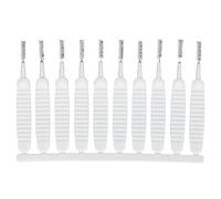 Cocoarm 10pcs Brosse de Nettoyage de Buse de Douche Anti-grincement