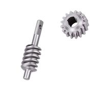 Cocoarm 2/16T RC Stainless Steel Gear Set, Axle Upgrade pour SCX30 1:30