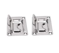 Cocoarm 2 Pack Poignée de Tirage en Acier Inoxydable 316, Poignée de Tirage à Anneau, Poignée de Soulevement Encastrée pour Écoutille de Pont de Bateau et Meubles Marines avec Vis de