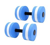 Cocoarm 2 PCS EVA Haltères Flottants en Mousse d'Eau Haltère 15 X 27 Cm Léger Haute Flottabilité Résistance à la Corrosion pour Piscine Aérobic Rééducation Entraînement Hommes Femmes Enfants (BLUE)