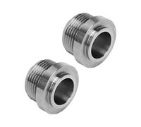 Cocoarm 2 Pièces à Souder Mâle sur Bonde, Raccord Soudable en Acier Inoxydable 304 pour Bidon de Vidange Turbo de Liquide de Refroidissement de Mazout, Idéal pour les Applications Personnalisées