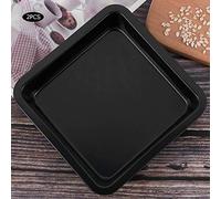 Cocoarm 2 Pièces Moule à Gâteau Plateau de Moule à Gâteau Antiadhésif en Acier au Carbone 8,9 X 8,9 X 1, Po pour la Cuisson du Pain de Pizza de au Fromage dans la Cuisine à Domicile Boulangerie