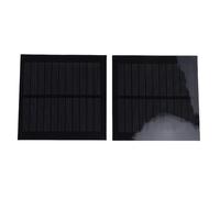 Cocoarm 2 Pièces Panneau Solaire Polycristallin 1,3 W, Kit de Module Mini Petit Panneau Solaire, Cellules Solaires pour Projets DIY, 98 X 98 Mm, encapsulé dans une Résine étanche