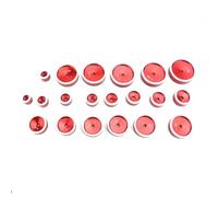 Cocoarm 20 PCS Watch Press Dies Kit Metal Watch Repair Toolt Set avec 20 à 58 Mm pour la Fermeture du Boîtier Horloger