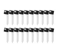 Cocoarm 20 Pièces Support de Lampe à Diode Lumineuse LED en Nylon 3 Broches Support LED d'anode Commune 3 Mm Monotrou Double Couleur DC 1,8 à 2,2 V pour Voyant Lumineux Utilisation de Composants
