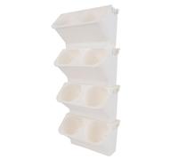 Cocoarm 22.4x9.4in Plancheurs Suspendus, Planteur Mural pour Extérieur Intérieur, Planteur Vertical pour Le Balcon de Jardin Décor (White)