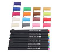Cocoarm 29 Pièces Adaptateur de Stylo Accessoire de Machine de Découpe, Ensemble de Stylos à Pointe Fine ABS avec 17 Adaptateurs, Accessoires de Stylo pour Maker 3 Explore Air 2 pour Dessiner des