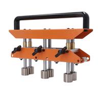 Cocoarm 3 Stations Bender Rouleau à Bord, Feuille de Toiture en Métal Bender de Bord 0-90 ° Angle de Flexion Réglable pour 0,3 à 1,0 Mm en Aluminium en Acier Cuivre avec Pouce