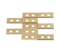 Cocoarm 30 Pièces Ensemble de Lames de Tondeuse à Gazon Lames en Titane en Acier Inoxydable de Remplacement Double Face 3,5 X 2 Cm pour Tondeuse à Gazon Robotique Jardin Pelouse d'arrière-Cour