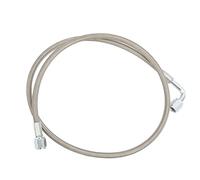 Cocoarm 4AN Ligne d'alimentation en Turbo, 48 Pouces en Acier Inoxydable tressé Tube d'alimentation en Tuyau Tuyau Ligne ' en Turbo Droite avec Raccords Pivotants pour Turbocompresseur (60