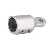 Cocoarm 7 8 Pouces 22 Mm Extrémité à œil en Acier Inoxydable 316 Capuchon Supérieur Bimini Poli Miroir Raccord Supérieur Bimini pour Tube Marin Se Connecte aux Charnières de Pont et aux Glissières