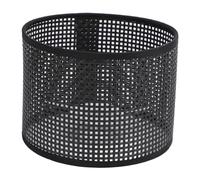 Cocoarm Abat-jour de Table tissé Creux en PE Cylindre 16 Cm X 12 Cm E27 E14 Double Usage Lumière Douce Facile à Installer pour Table, Sol, Mur, Plafonnier, Chambre à Coucher, Hôtel, étude