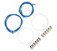 Cocoarm Accessoires d'imprimante 3D Kit de Tubes PTFE avec Connecteurs PC4M6 PC4M10 Tube PTFE 4 Mm OD 2 Mm ID Résistant à la Chaleur jusqu'à 500 °F pour Imprimantes 3D PLA ABS 1,75