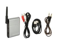 Cocoarm Adaptateur Bluetooth 5.2, Portée de 65,6 Pi, Haute Fidélité sans | Prise en charge du codec AAC , lecture 20 heures, commutateur RX/TX à une touche, boîtier en alliage d\'aluminium, pour