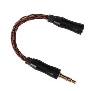 Cocoarm Adaptateur Casque 2.5 mm vers 3.5 mm, Câble Cuivre Cristal Unique | Connexion stable et claire, fiche plaquée or, remplace le câble court d'origine, compatible casque et portable
