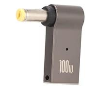 Cocoarm Adaptateur Chargeur vers DC pour Ordinateur Portable, 100W, | Protocole de charge rapide PD, type C femelle vers DC mâle, conception coudée, accessoire de bureau de