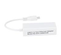 Cocoarm Adaptateur de Réseau USB, ABS Shell Ethernet Adaptateur avec Port RJ45 pour 1.3 / W, 100 Mbps Fast Ethernet pour Les Projets de Réseautage Domestique