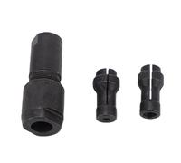 Cocoarm Adaptateur pour Convertir Meuleuse D'angle en Meuleuse Droite - Kit de Conversion avec Mandrins de 3 Mm et 6 Mm, en Acier au Carbone, pour Meulage, Polissage, Ponçage et perçage.