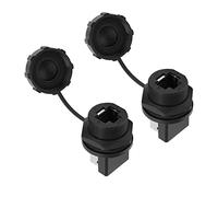 Cocoarm Adaptateur RJ45 Extérieur Lot de 2 Coupleurs Ethernet étanches IP67 pour Câble Cat5 Cat6 Connexion Filetée Ignifuge V0 pour Affichage LED d'aviation -40 °F à 185 °F