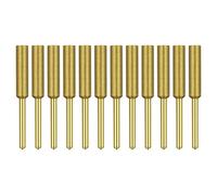 Cocoarm Affûteur de Tronçonneuse Diamant, Lime à Bavure Plaquée Titane 12 Pièces 5/32 Pouces avec Tige de 1/8 Pouce pour l'affûtage des Dents de Scie à Chaîne, Utilisation de Bijoux en Pierre de