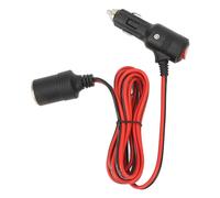 Cocoarm Allume-cigare de Voiture avec Interrupteur, 12V 24V Prise Mâle vers Femelle, Câble D'extension pour Caméra de Voiture, GPS, Mini-frigo, Chargeur USB