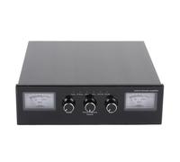Cocoarm Amplificateur Bluetooth avec VU-mètre en Alliage d'aluminium Amplificateur Stéréo Bluetooth 200 W Optique Coaxial AUX Aigus Contrôle des Basses pour l'écoute de Bureau à Domicile (Prise UE)