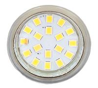 Cocoarm Ampoule MR11 Ampoule LED 4 Pack 3W 300LM AC10 30V Boîtier PC 18LED Faisceau de 120 Degrés Base à Double Broche pour Utilisation de Spot de Plafond de Piste de Paysage (Blanc froid)