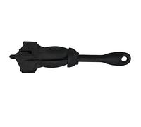Cocoarm Ancre Pliable Ancre de Bateau Pliante en Acier au Carbone 1,5 Kg 4 Flukes Conception Compacte Maintien Stable Rangement Facile pour Kayak Canoë Jet Ski Voilier Petite Motomarine (Noir (Acier