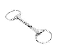 Cocoarm Anneau de Bâillon pour Cheval en Acier Inoxydable, Maillon Ovale, 125 Mm, Embout Buccal pour l'entraînement du Cheval, Résistant à l'usure, Antirouille, Facile à Installer