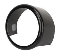 Cocoarm Anneau de d'emblème de Calandre Avant, Autocollants de Garniture de Couverture Noir Brillant pour Stelvio 2017 à 2023, Améliore l'apparence du Véhicule et Protège Le