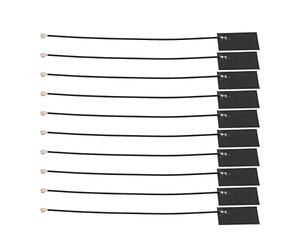 Cocoarm Antenne Interne FPC Antenne 423 à 443 MHz 6 DBi RG1.13 Câble 12 Cm Polarisation Linéaire Adhésive pour Module de Transmission de Données Drone d'alarme de sécurité pour Maison Intelligente