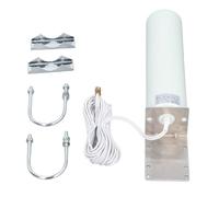 Cocoarm Antenne Omnidirectionnelle 12dBi 698-2700 MHz SMA Mâle avec Câble de 5 M pour Routeur 4G LTE Modem WiFi Extérieur
