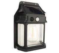 Cocoarm Appliques Murales Solaires d'Extérieur, éclairage Extérieur sans Fil ABS du Crépuscule à l'aube avec Capteur de Mouvement à 180 Degrés, Idéal pour l'entrée, le Porche et le Jardin