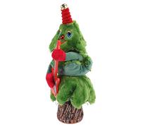 Cocoarm Arbre de Noël Chantant et Dansant en Peluche électrique Chantant, 8 Chansons, Balançoire Lumineuse 36,1 Cm pour Table, canapé, Lit, Voiture, Jouets d'arbre de Noël pour Enfants et Famille