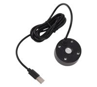 Cocoarm Atomizer Fogger Maker Maker avec 4 Perles à LED Powered for Fish Tanks Vases étanche Humidificateur Aménagement Paysager Intérieur Extérieur (Black)