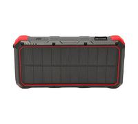 Cocoarm Banque d'énergie Solaire, Banque d'alimentation Portable ABS avec Batterie 36800 MAh 3 USB 5 V 3 A Charge sans Fil Lumière LED pour Camping Randonnée Voyage Chargement de Téléphone en