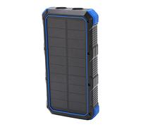 Cocoarm Banque d'énergie Solaire, Chargeur Solaire Portable ABS 36800 MAh avec 3 Sorties USB, Charge sans Fil, Lumière LED pour Camping, Voyage, Randonnée, Utilisateurs de Téléphones d'urgence