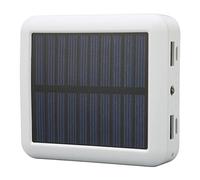 Cocoarm Banque D'énergie Solaire pour Téléphone, Double Sortie USB, Câble | Cellule au lithium 20 000 mAh, recharge supplémentaire à la lumière du soleil, coque PC ABS pour les urgences extérieures