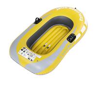 Cocoarm Bateau Pneumatique Kayak Gonflable 1 Place Bateau Gonflable Bateau Gonflable Canot Pneumatique Bateau De Sport Bateau De Pêche Épaissi Bateau À Aubes PVC Bateau en Caoutchouc Bateau 150x100cm