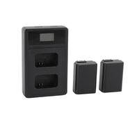 Cocoarm Batterie de Caméra NP-FW50 7,2 V 1850 MAh, Batterie de Remplacement avec Double Station de Chargement USB, Compatible avec ZVE10 ILCE-5000 ILCE-6500 ILCE-7M2 NEX-C3 NEX-5T