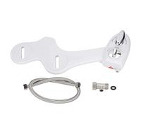 Cocoarm Bidet Abattant WC Bidet Mécanique Non électrique avec Pression d'eau Réglable Buse Autonettoyante ABS et Acier Inoxydable pour Lavage Arrière et Féminin à Usage Familial