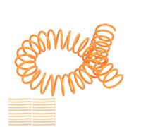 Cocoarm Bobines de Reliure en Spirale en Plastique 19 Mm 3 4 Pouces ID Bobines de Reliure en Spirale 20 Pièces 30 Trous Spirales de en Plastique pour Ordinateur Portable A4 A5 Bureau école étudiant