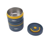 Cocoarm Boîte à Déjeuner, Récipient à Déjeuner Rond en Acier Inoxydable avec Couvercle et Sac, Anti-fuite, Grande capacité, Récipient à Facile à Nettoyer pour les Repas en Plein Air au Bureau, à (#4)