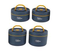 Cocoarm Boîte à Déjeuner, Récipient à Déjeuner Rond en Acier Inoxydable avec Couvercle et Sac, Anti-fuite, Grande capacité, Récipient à Facile à Nettoyer pour les Repas en Plein Air au Bureau, à (#6)